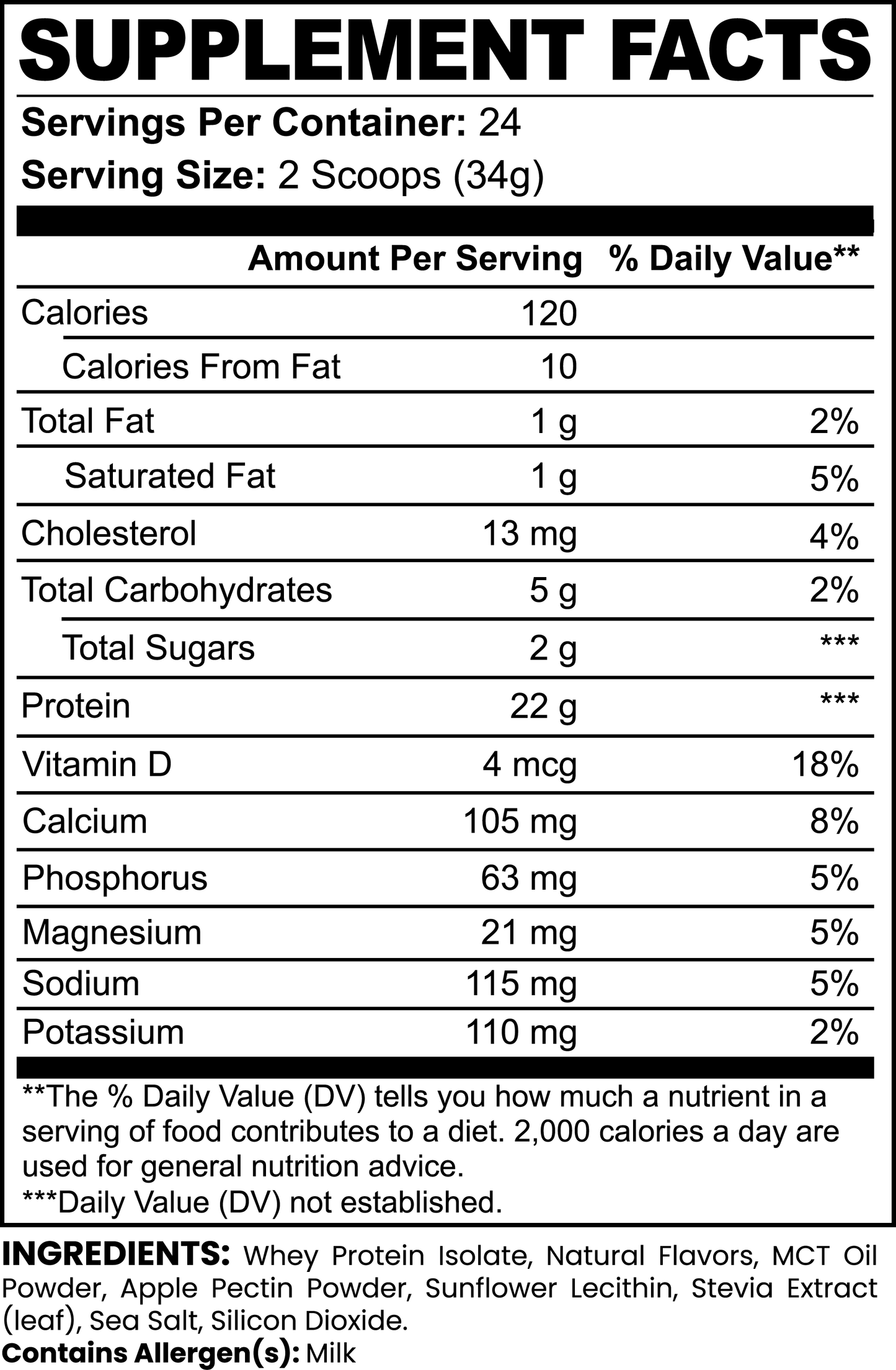 EnduraPrime 100% Whey Protein Isolate (Vanilla)